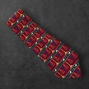 NWT Vicky Davis "Need a Lawyer" Not Guilty Attorney 100% Silk Professional Tie